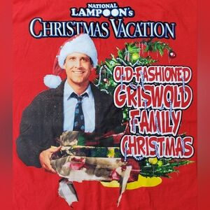 National Lampoon's Christmas Vacation Old Fashioned Red T-Shirt - Size XL - EUC